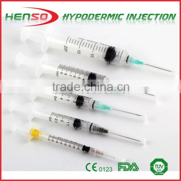 Henso Safety Syringes with Retractable Needles