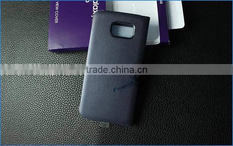 2015 Hot Sale cell phone case for S6 case. leather flip case for samsung galaxy S6