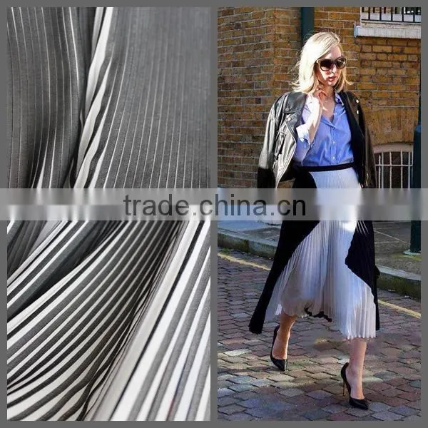 Silk and viscose fabric with high quality satin