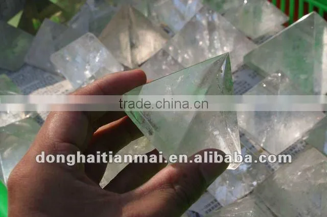 Beautiful Natural Clear QUARTZ Crystal HEALING Pyramid For Decoration, Gift