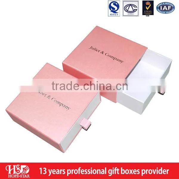 new design cardboard material gift box