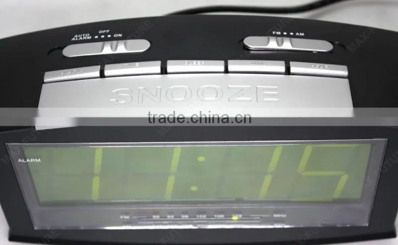 LED digital FM AM radio alarm clock , hotel table radio digital alarm clock