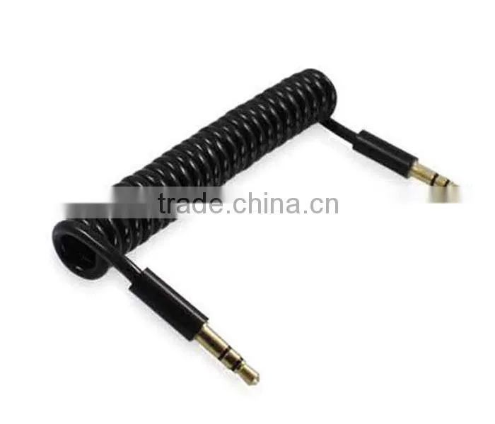 1 Meter 3.5mm Audio Coil Cable