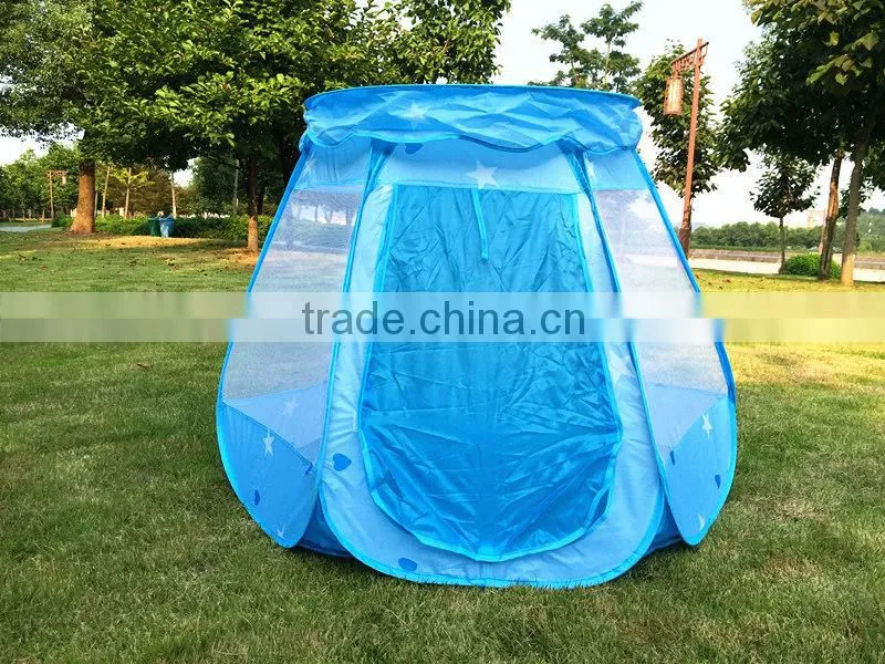 boy's blue prince 6 sides play hut baby play tent