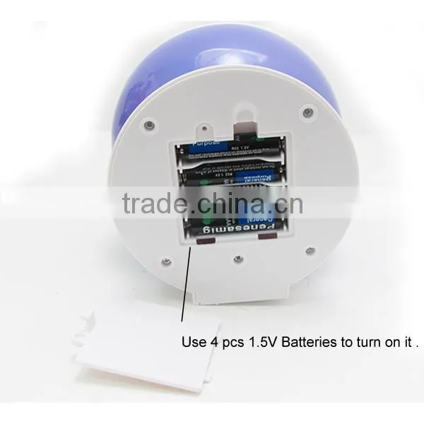 2015 New design Color changing night light Best selling Projection Rotating Night Light