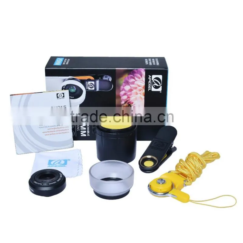 10x Macro Lens Universal Clip Camera Cell Mobile Phone Lens For iPhone 4 5 6 Plus Samsung S6 for Sony Z3