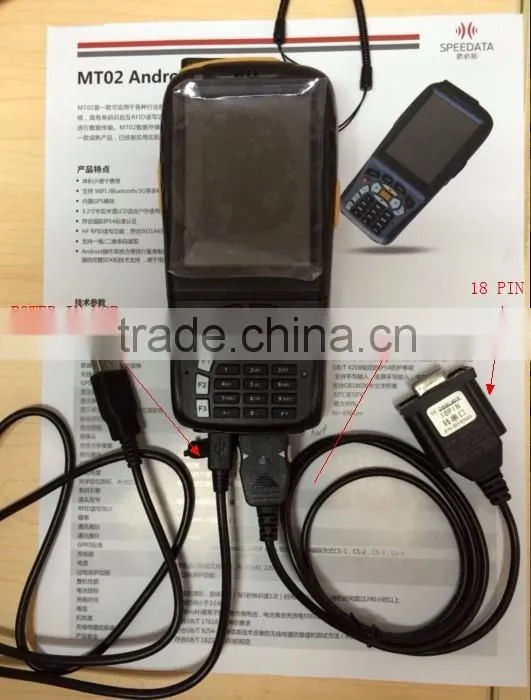 Mini Portable Handheld Barcode Scanner uhf rfid inventory tracking