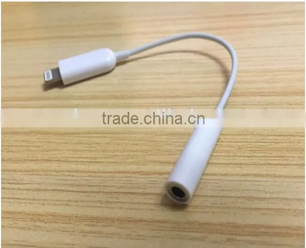 earphone transfer cable for iphone 7 / earphone 3.5mm adapter / earphone transfer cable for iphone 7