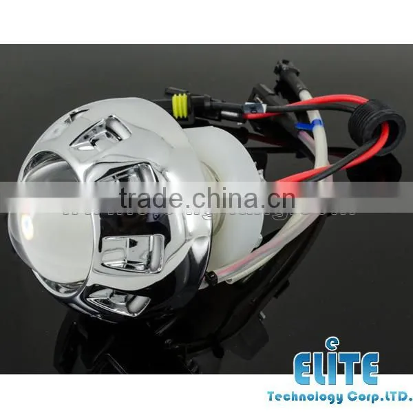 2.0 inches 35w 55w small universal motorcycle HID projector lens manufacture bi-xenon HID projector lens headlight