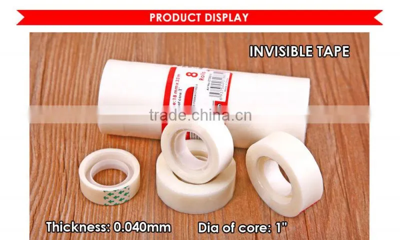 Hot Sale Stationery Adhesive Invisible Tape