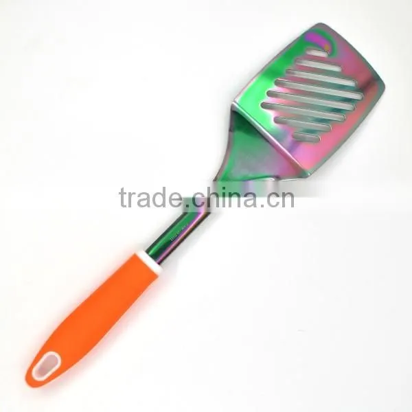 Non-stick TPR handle Hot sale popular Titanize kitchen steak bbq shovel