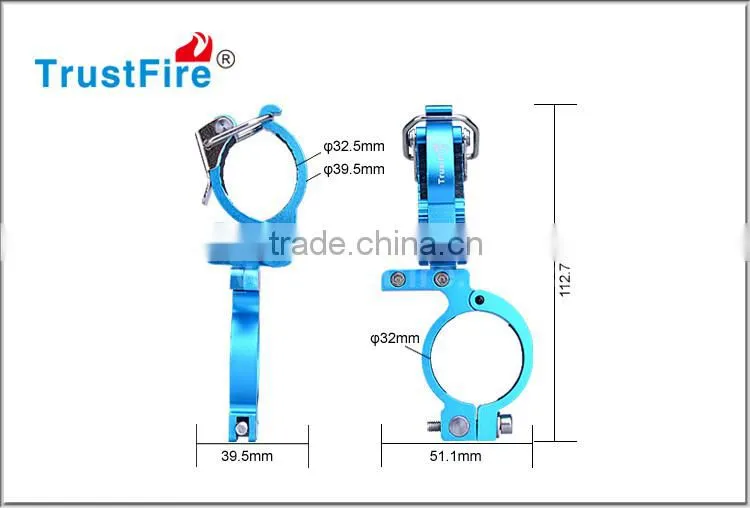 TrustFire Bicycle accessories blue Bicycle handlebar extender HE02 for bike front lights