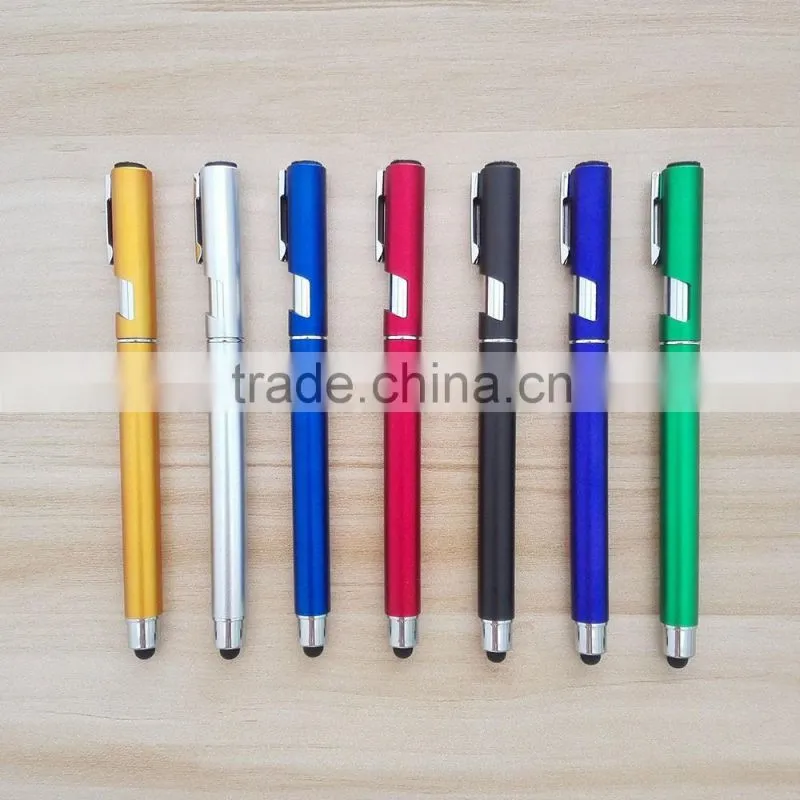 stick ball pen with iphone holder and stylus