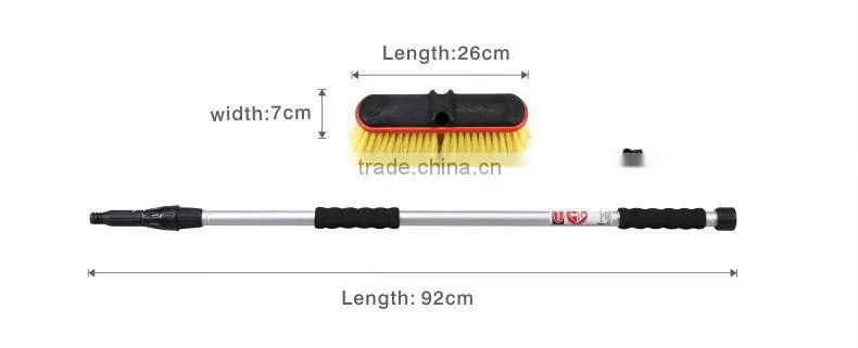 China BSCI flow through telescopic car cleaning brush set