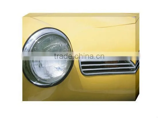 Blue beautiful car canvas painting services