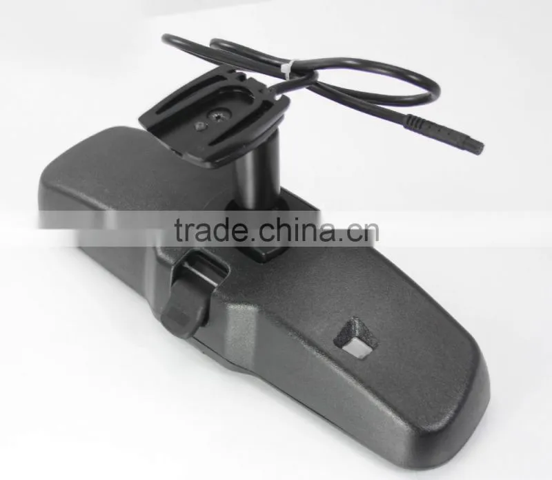 Car interior rear view mirror monitor with digital compass & temperature