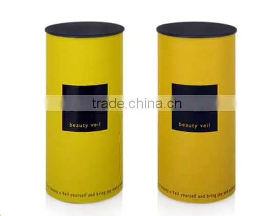 High Quality Cosmetic round tube cardboard cylinder paper wine gift box for whole sale