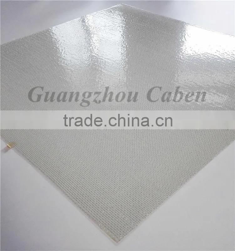 super good looking colored 3K beige+sliver glossy plain fiberglass sheets made in Guangzhou China factory