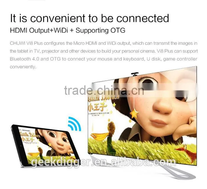 Chuwi Vi8 Plus Tablet PC Type-C Win 10 IPS Screen 2GB+32GB Bluetooth 4.0