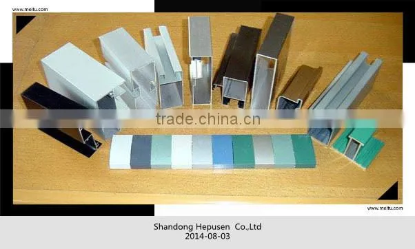 Aluminum profiles for door and windows