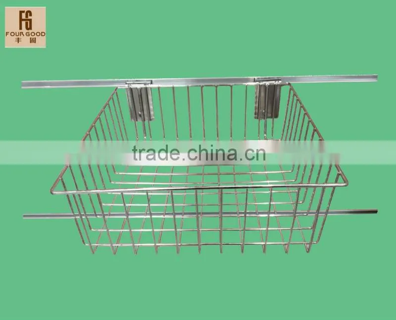 Retail display shop fittings slatwall wire shelf