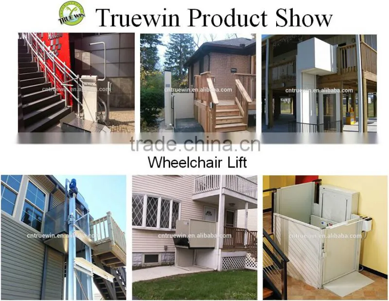 Hot sale True win high duty steel Accessible verticla lifts for wheel chair