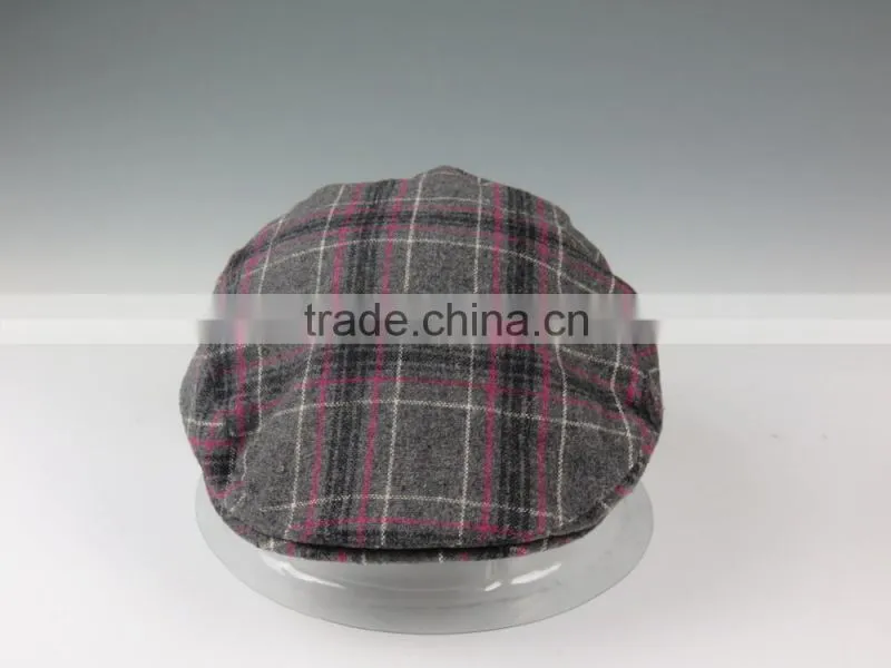 unisex women&men all year round winter warm duckbill ivy flat cap hats