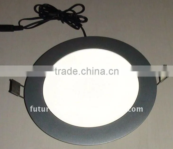 Indoor super thin ceiling lighting 15W 20W small led round flat led panel light , led panel lighting