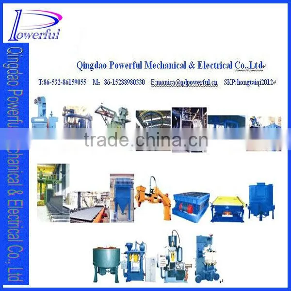 Portable sand-blasting machine/sand ejector for foundry
