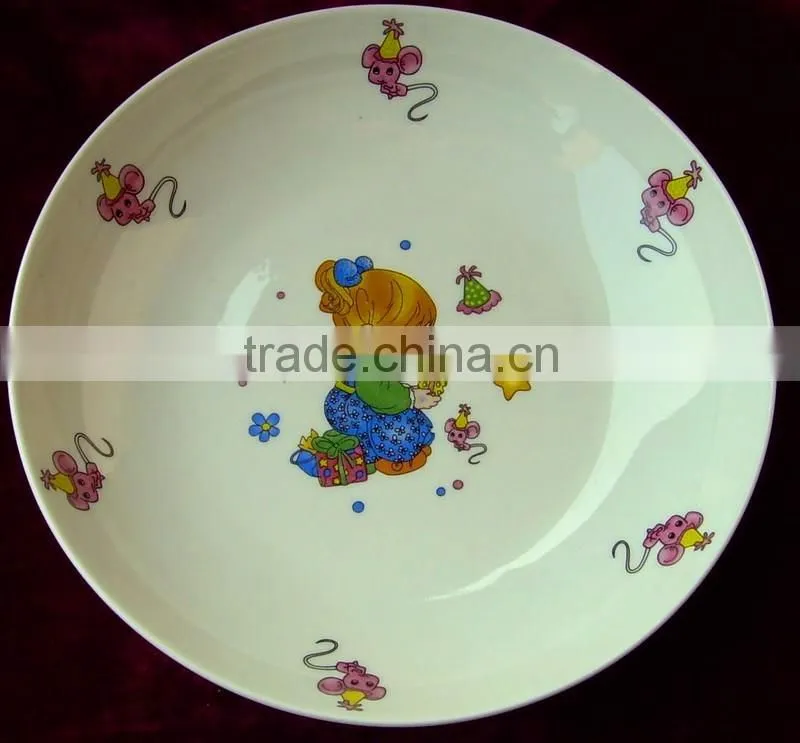 kids plates , organic plates , porcelain kids plates