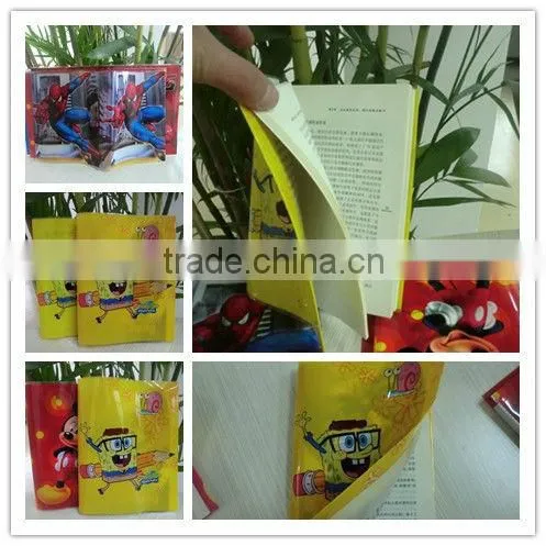 China yiwu printed color plastic opp plastic plastic cover for books