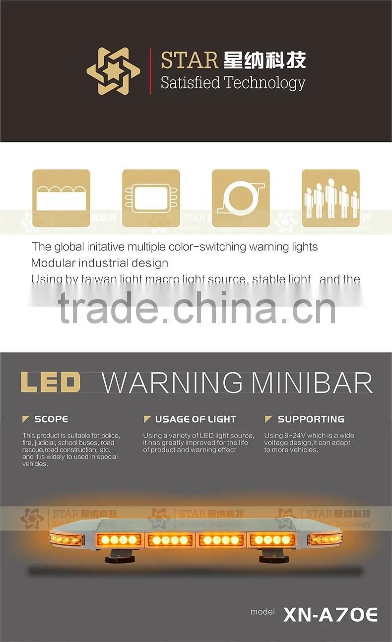 police led beacon mini lightbar TBD-A70E