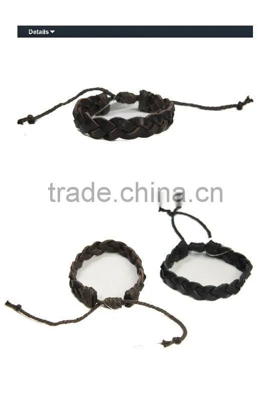 Fashion Webbing Leather Bracelet