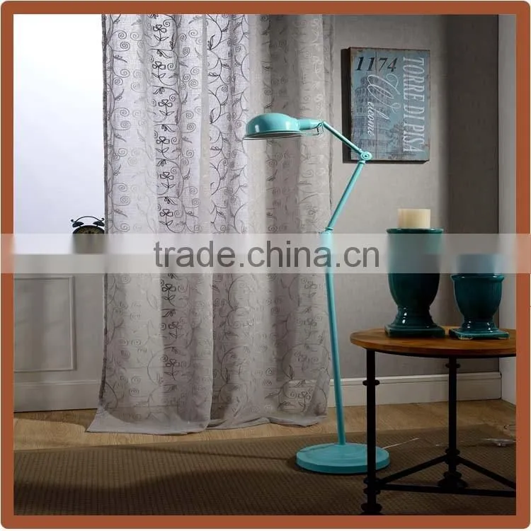 Polycotton embroidery joint fabric curtain /living room curtain