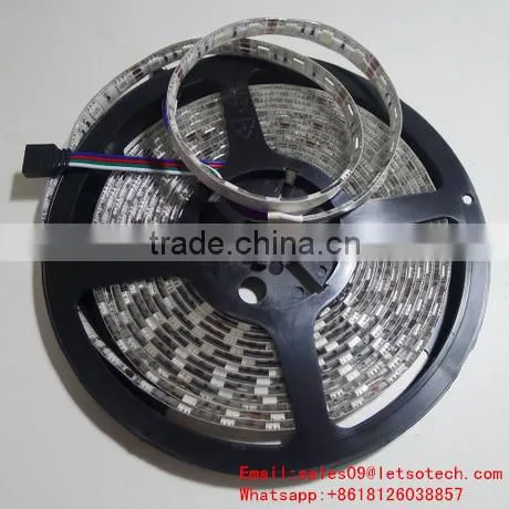 CE RoHS Certification Flex LED Strips Type RGB emitting color smd 5050 5v led strip light with battery box