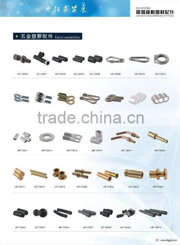 Galvanized steel fixing clips/hardware for cable