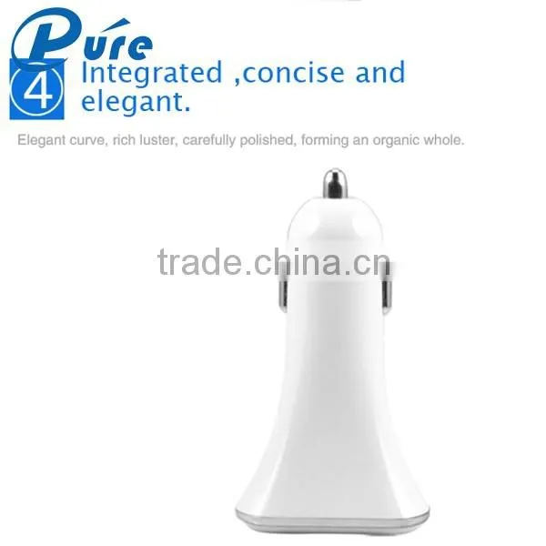 Mobile phone accessory car charger usb 5v/5.2A car usb charger,wholesale usb car charger adapter with blue LED indication