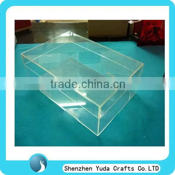 custom perspex shoe box,clear acrylic shoe box,acrylic football boot display case