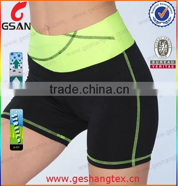 Quick dry lady high waist ladies shorts