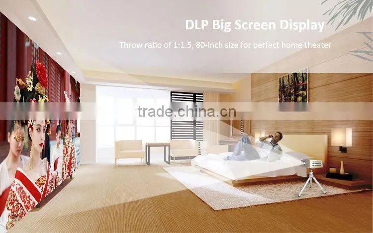 2016 cheapest dlp projector Support 1080P Handheld DLP LED Pico projector