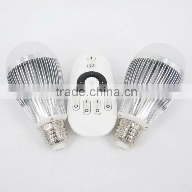 High quality 2.4G Remote control led bulb light E26
