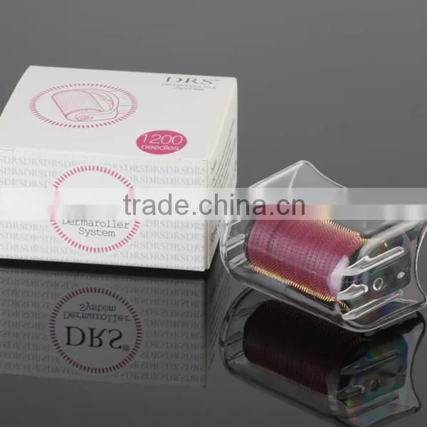 DRS derma roller 1200 needles dermaroller with interchangeable head derma roller For Acne Scar Freckle 0.2-3.0MM