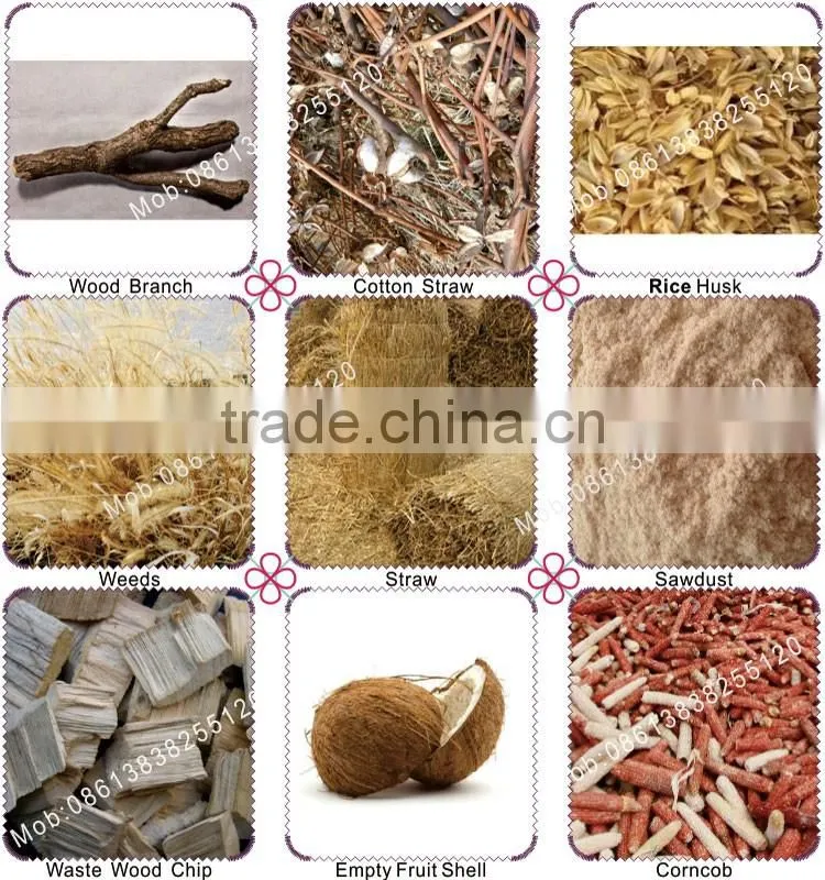 China Supplier munch straw rice husk pellet mill