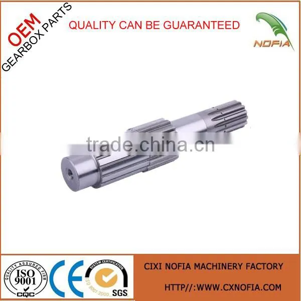 Electric motor shaft gear motor shaft