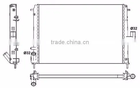 Auto Radiator Aluminum Core for Renault Logan/Duster 1.5/1.6 214100598R