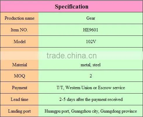 Gear HE9601 of Heidelberg Spare Parts suitable for Heidelberg parts