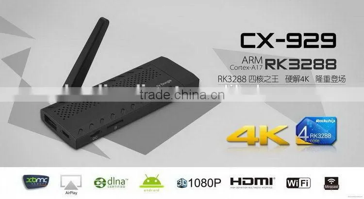 New hot sell 4 quad core 4k smart tv box