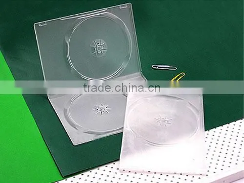 7MM Slim Single/Double DVD Black Short/Rectangle PP CD DVD Case
