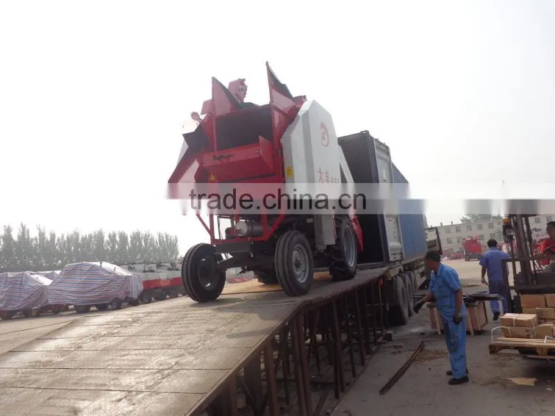 small soybean combine harvester