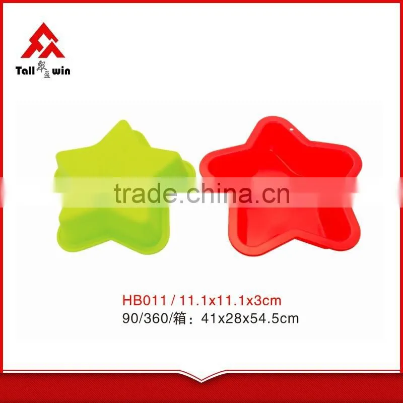 Colorful best price Christmas theme silicone baking molds
